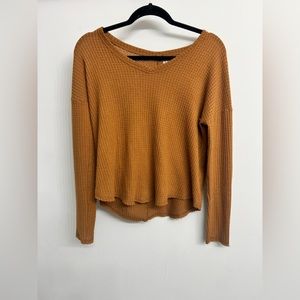 Waffle Knit Sweater - Size XS